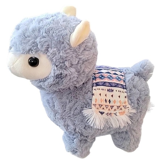 Kellytoy Plush Alpaca Llama with Blanket Stitched On Soft and Cuddly About 10" - Picture 1 of 9